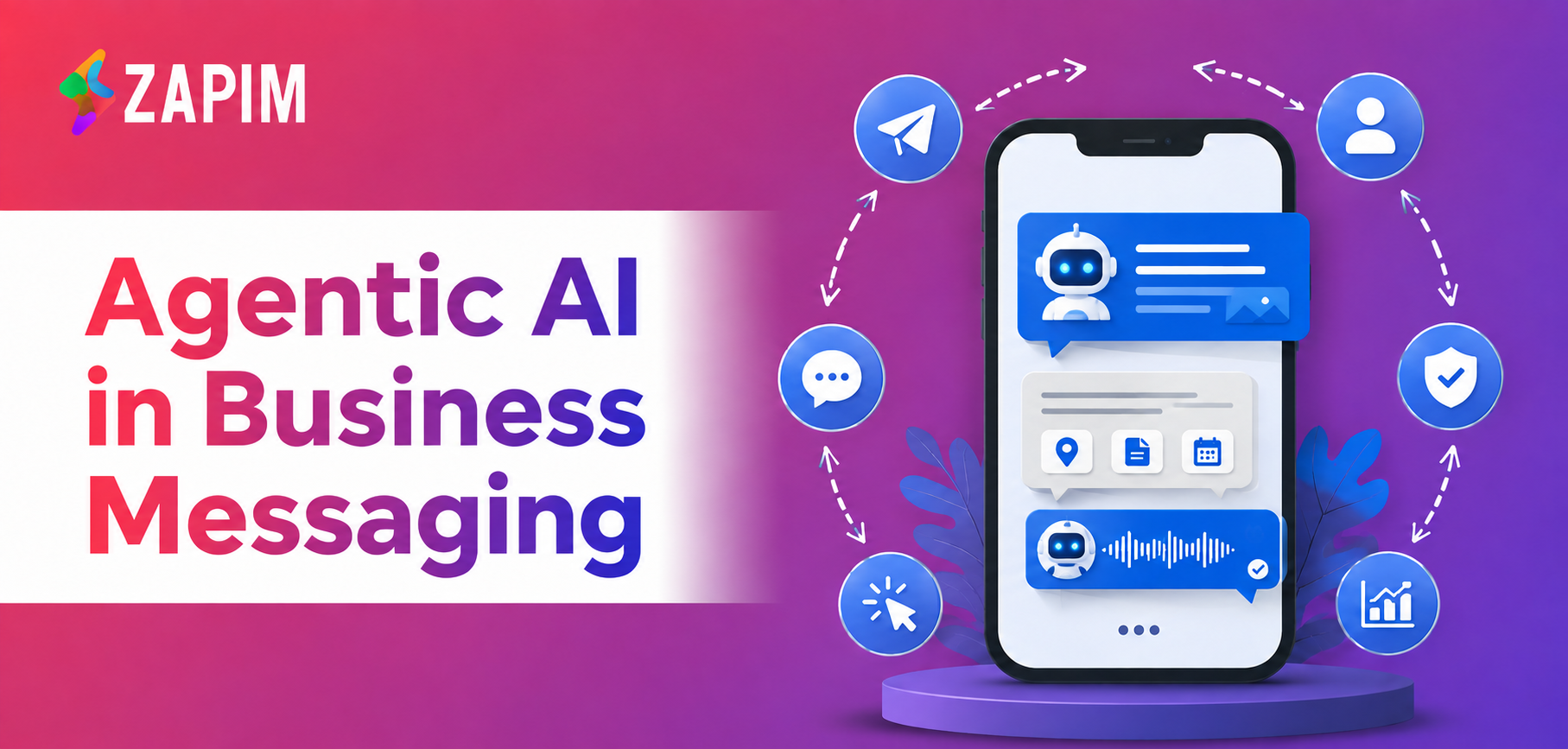What Is Agentic AI in Business Messaging? | Zapim Solutions