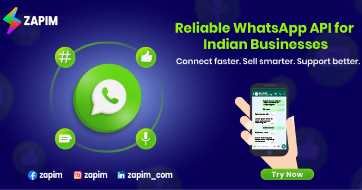 Reliable WhatsApp API provider in India for business Try Now